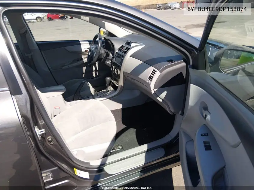 2013 TOYOTA COROLLA VIN 5YFBU4EE9DP158874 — фото 5