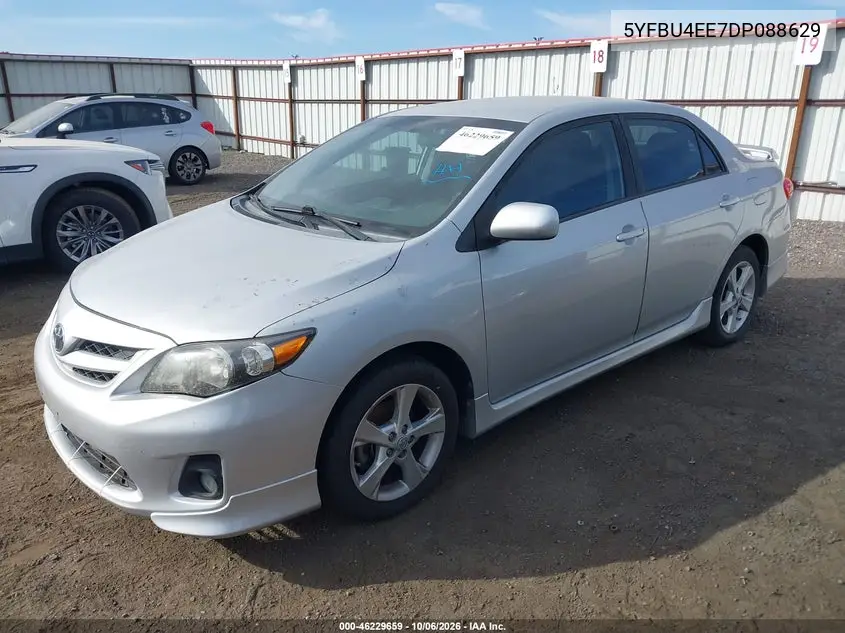 2013 TOYOTA COROLLA VIN 5YFBU4EE7DP088629 — фото 2