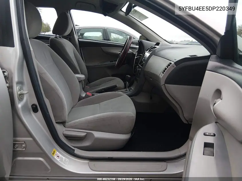 2013 TOYOTA COROLLA VIN 5YFBU4EE5DP220349 — фото 5