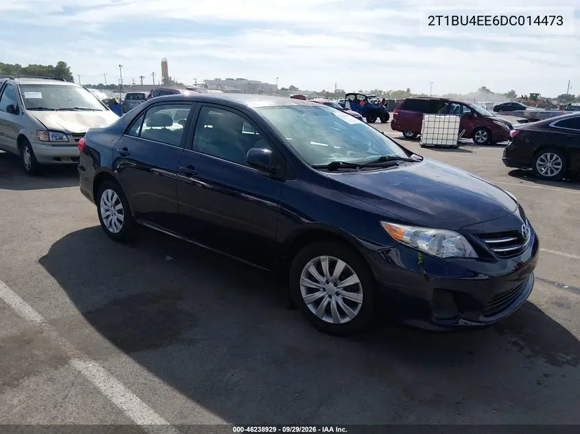 TOYOTA COROLLA 2013, VIN 2T1BU4EE6DC014473