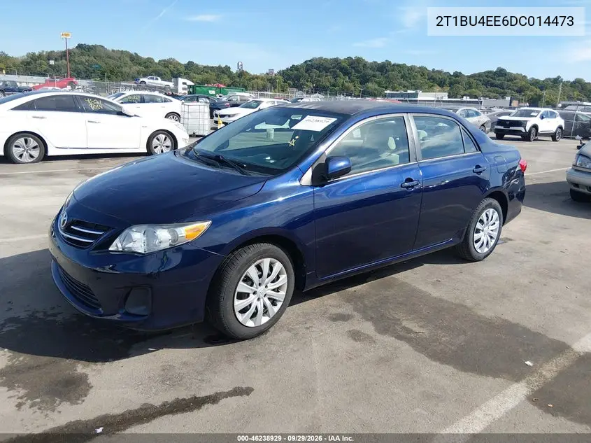 2013 TOYOTA COROLLA VIN 2T1BU4EE6DC014473 — фото 2