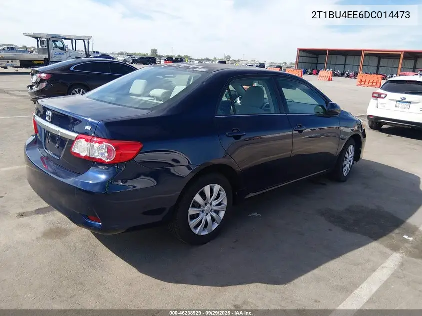 2013 TOYOTA COROLLA VIN 2T1BU4EE6DC014473 — фото 4