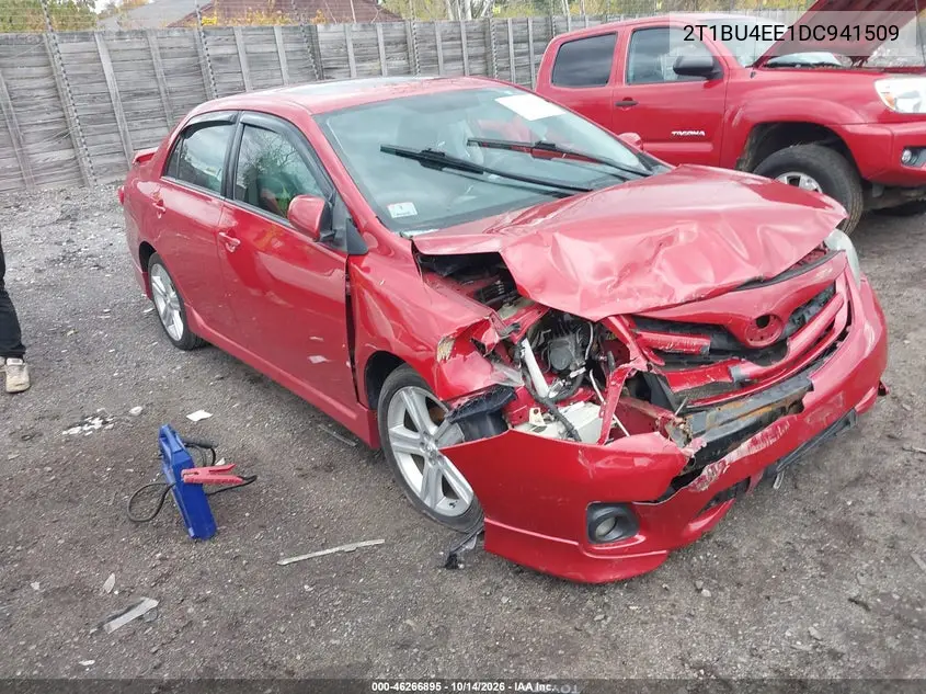 TOYOTA COROLLA 2013, VIN 2T1BU4EE1DC941509