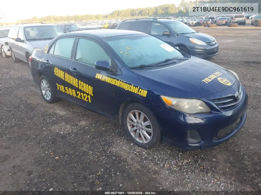 TOYOTA COROLLA 2013, VIN 2T1BU4EE9DC961619