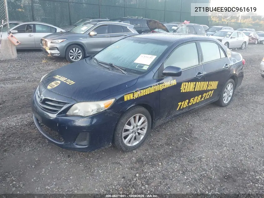 2013 TOYOTA COROLLA VIN 2T1BU4EE9DC961619 — фото 2