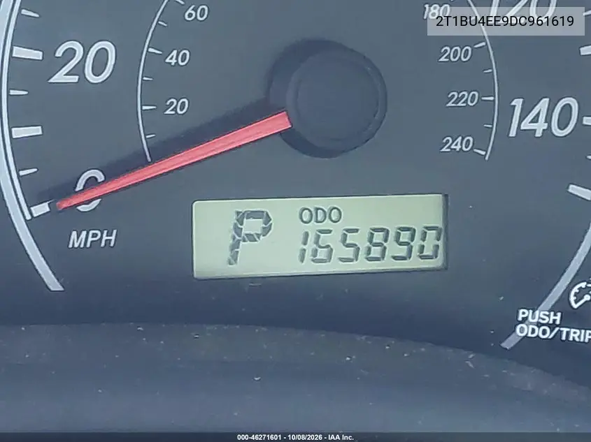 2013 TOYOTA COROLLA VIN 2T1BU4EE9DC961619 — фото 7