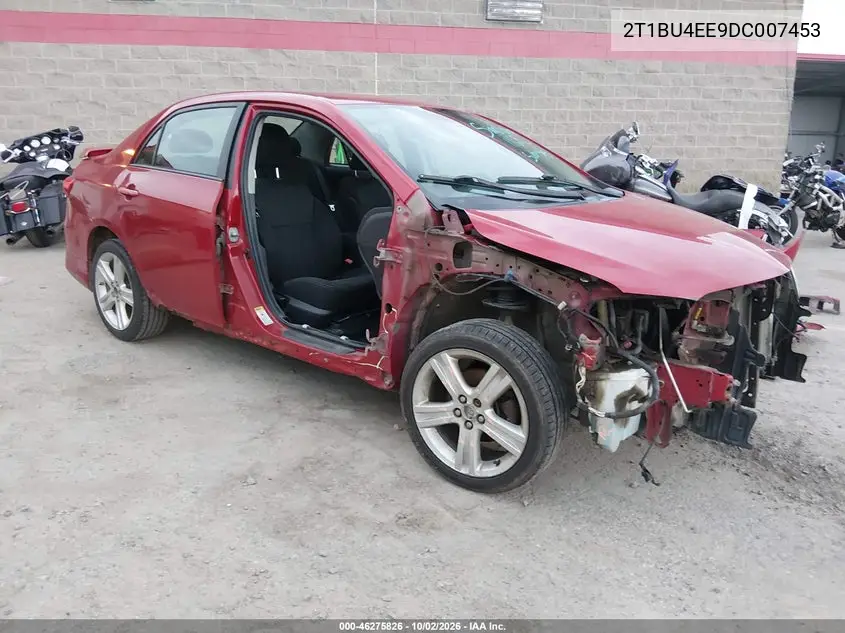 TOYOTA COROLLA 2013, VIN 2T1BU4EE9DC007453
