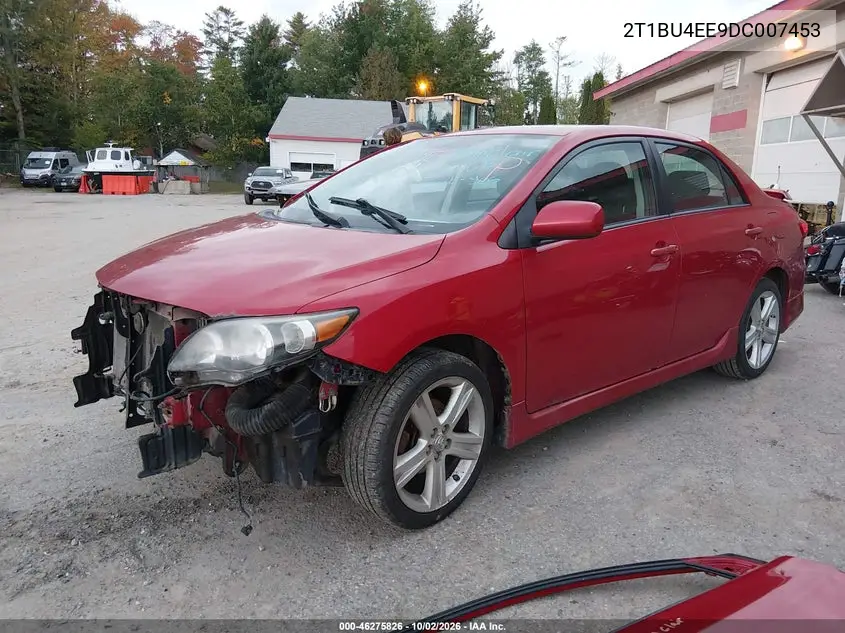 2013 TOYOTA COROLLA VIN 2T1BU4EE9DC007453 — фото 2