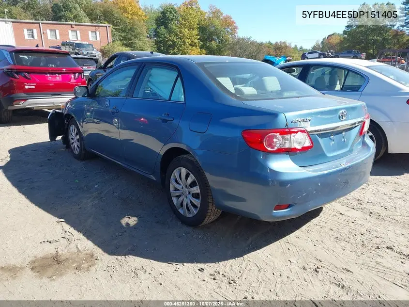 2013 TOYOTA COROLLA VIN 5YFBU4EE5DP151405 — фото 3
