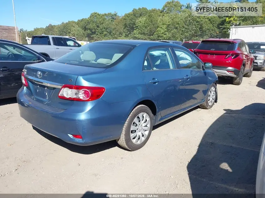 2013 TOYOTA COROLLA VIN 5YFBU4EE5DP151405 — фото 4