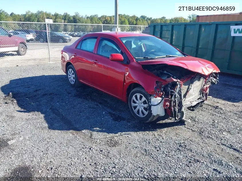 TOYOTA COROLLA 2013, VIN 2T1BU4EE9DC946859
