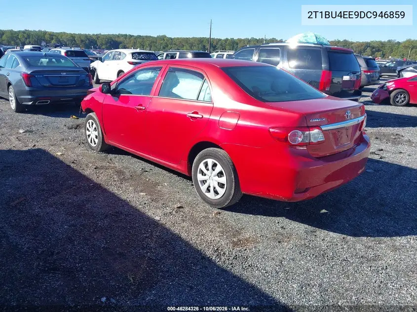 2013 TOYOTA COROLLA VIN 2T1BU4EE9DC946859 — фото 3