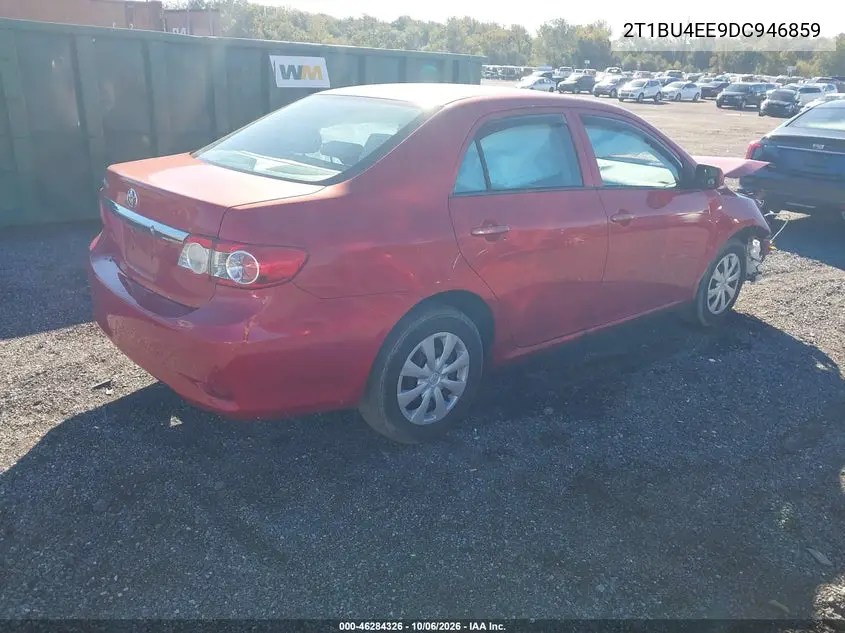 2013 TOYOTA COROLLA VIN 2T1BU4EE9DC946859 — фото 4