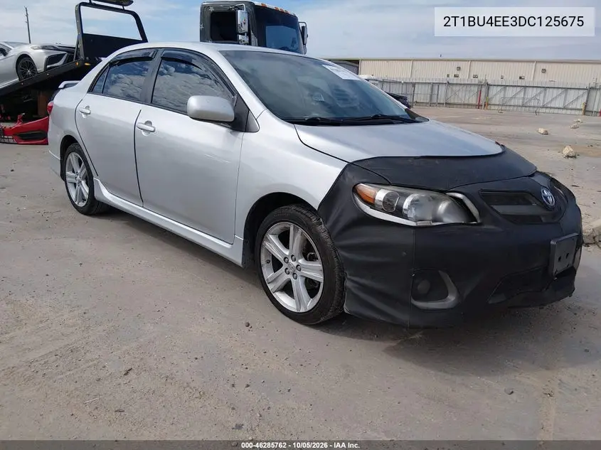 TOYOTA COROLLA 2013, VIN 2T1BU4EE3DC125675