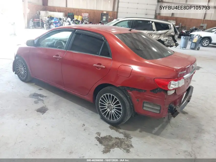 2013 TOYOTA COROLLA VIN 5YFBU4EE8DP105793 — фото 3