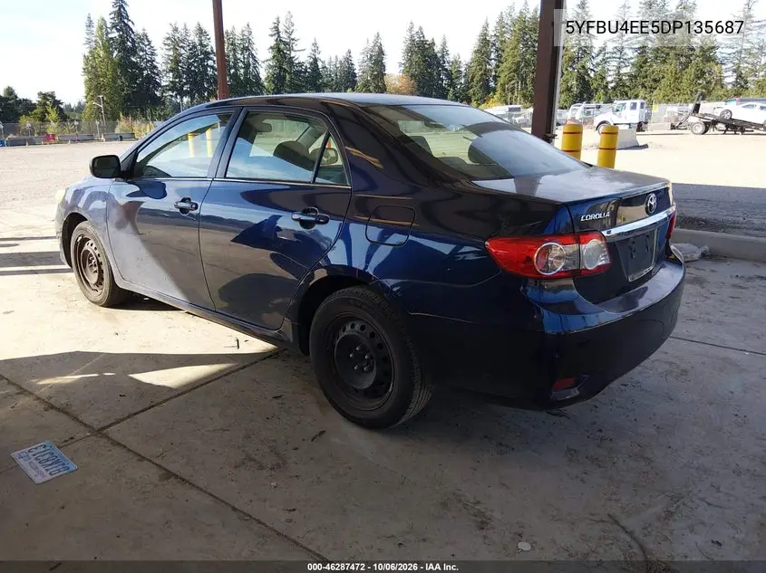2013 TOYOTA COROLLA VIN 5YFBU4EE5DP135687 — фото 3