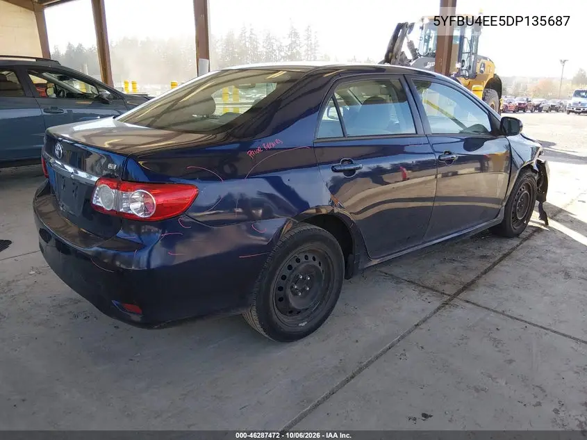 2013 TOYOTA COROLLA VIN 5YFBU4EE5DP135687 — фото 4