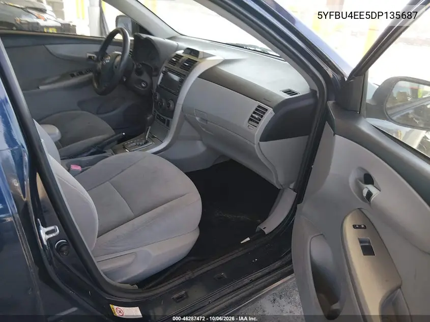 2013 TOYOTA COROLLA VIN 5YFBU4EE5DP135687 — фото 5