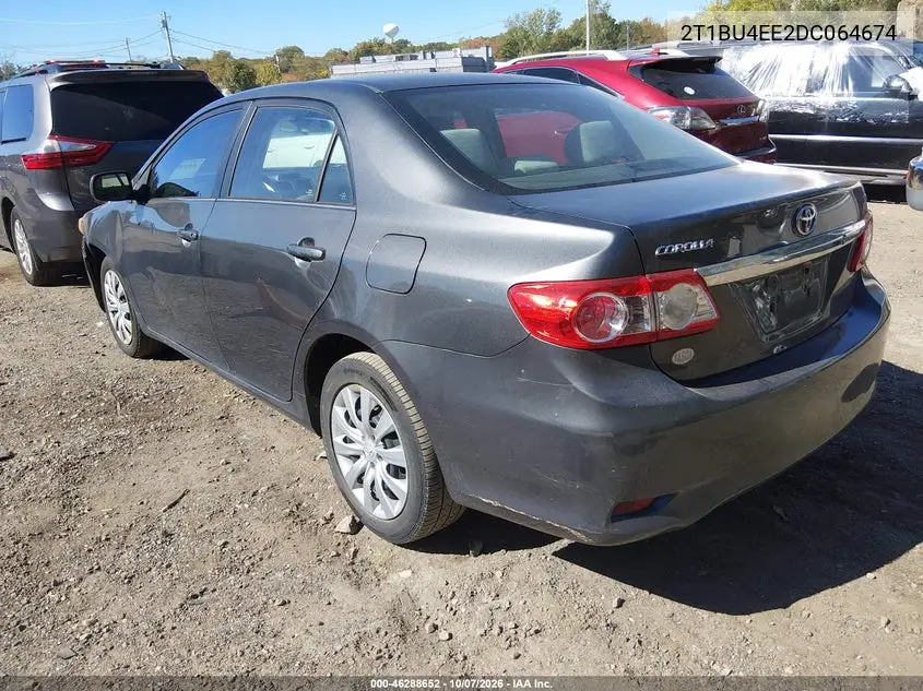 2013 TOYOTA COROLLA VIN 2T1BU4EE2DC064674 — фото 3