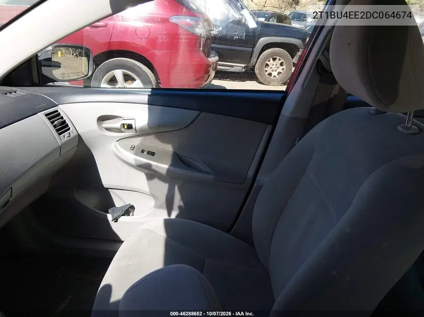 2013 TOYOTA COROLLA VIN 2T1BU4EE2DC064674 — фото 5
