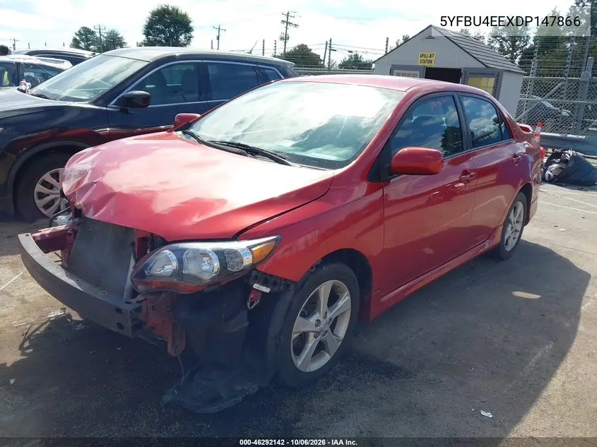 2013 TOYOTA COROLLA VIN 5YFBU4EEXDP147866 — фото 2