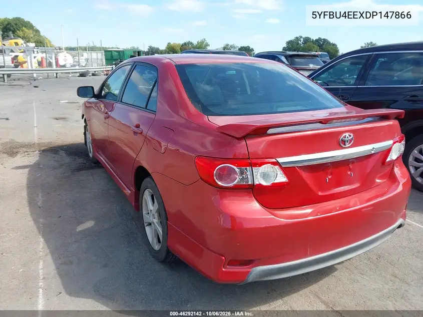2013 TOYOTA COROLLA VIN 5YFBU4EEXDP147866 — фото 3