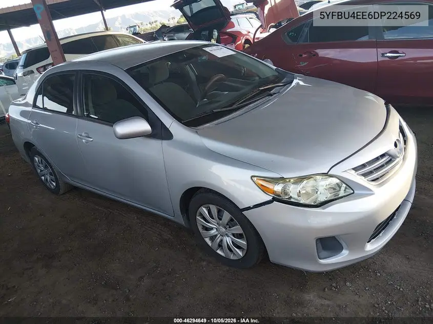 TOYOTA COROLLA 2013, VIN 5YFBU4EE6DP224569
