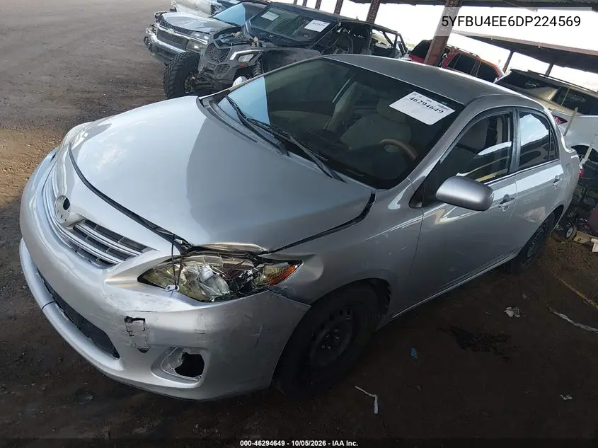 2013 TOYOTA COROLLA VIN 5YFBU4EE6DP224569 — фото 2