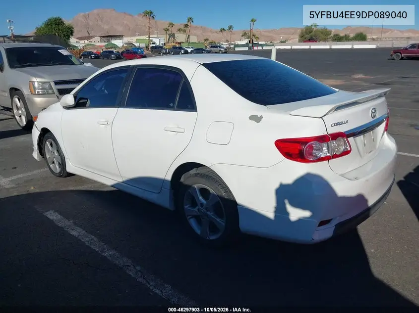 2013 TOYOTA COROLLA VIN 5YFBU4EE9DP089040 — фото 3