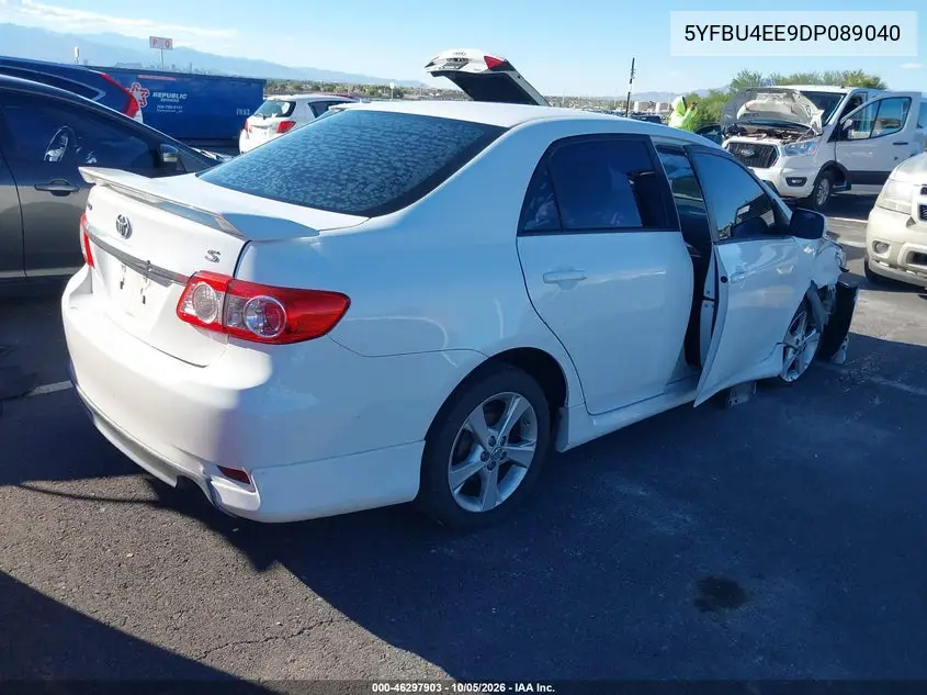 2013 TOYOTA COROLLA VIN 5YFBU4EE9DP089040 — фото 4