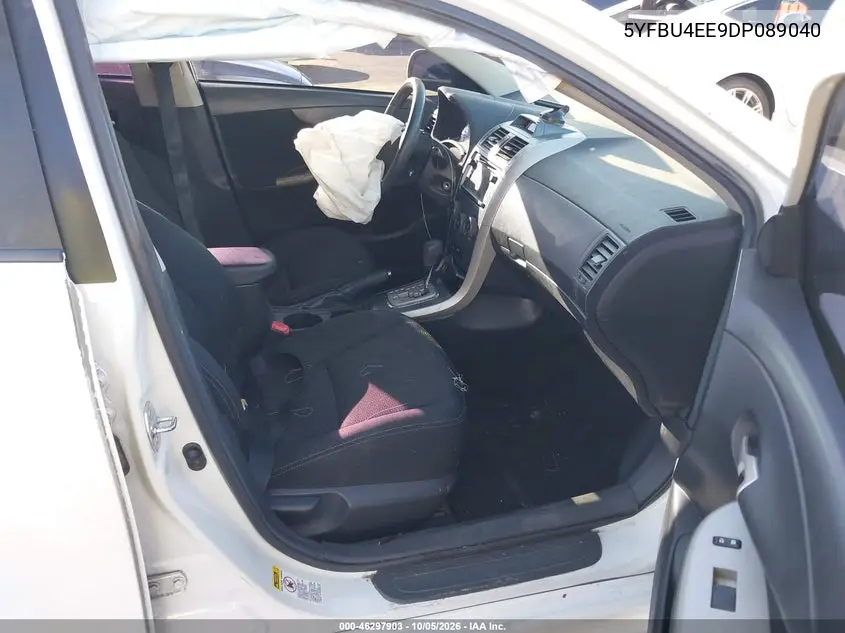 2013 TOYOTA COROLLA VIN 5YFBU4EE9DP089040 — фото 5