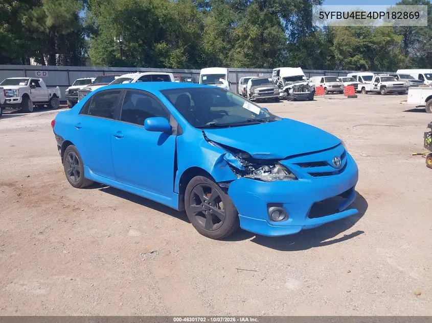 TOYOTA COROLLA 2013, VIN 5YFBU4EE4DP182869