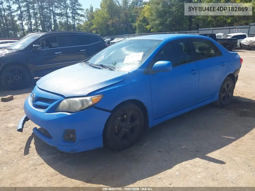 2013 TOYOTA COROLLA VIN 5YFBU4EE4DP182869 — фото 2