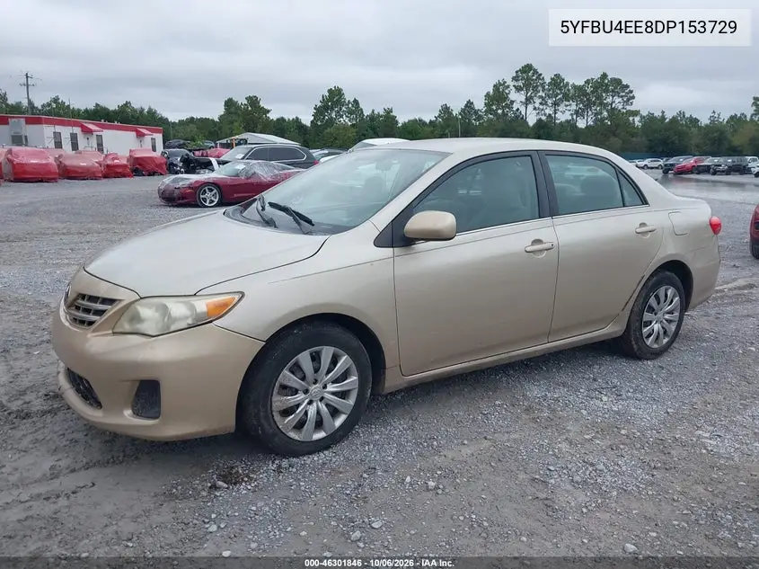 2013 TOYOTA COROLLA VIN 5YFBU4EE8DP153729 — фото 2