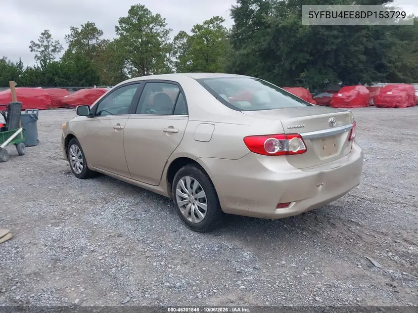 2013 TOYOTA COROLLA VIN 5YFBU4EE8DP153729 — фото 3