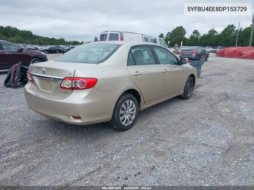 2013 TOYOTA COROLLA VIN 5YFBU4EE8DP153729 — фото 4