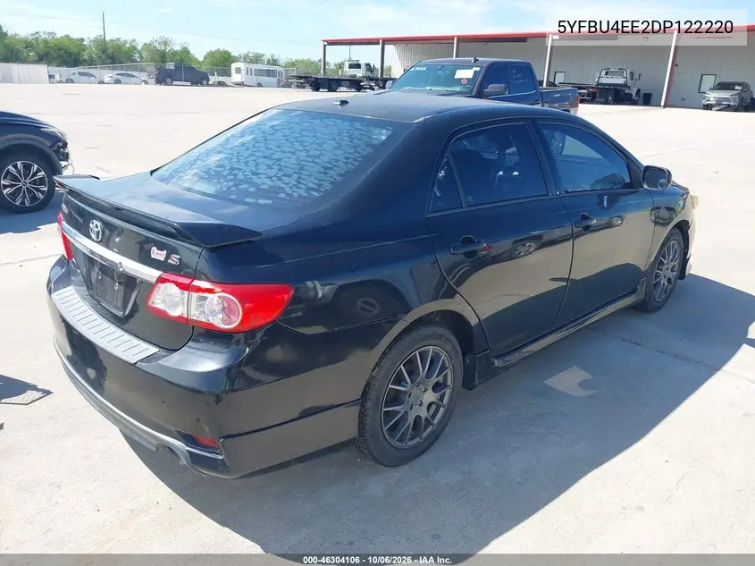 2013 TOYOTA COROLLA VIN 5YFBU4EE2DP122220 — фото 4