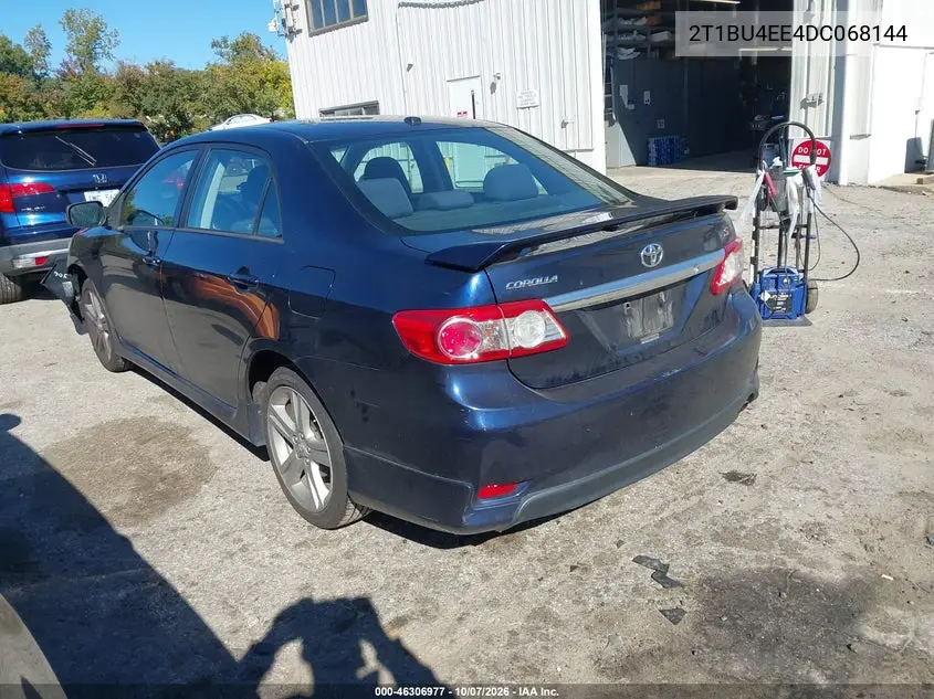 2013 TOYOTA COROLLA VIN 2T1BU4EE4DC068144 — фото 3