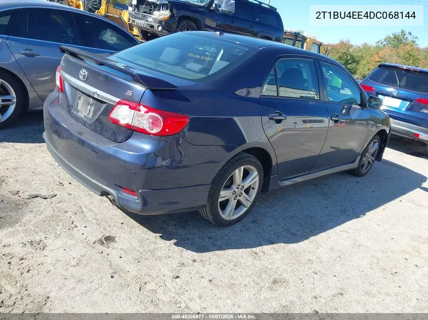 2013 TOYOTA COROLLA VIN 2T1BU4EE4DC068144 — фото 4