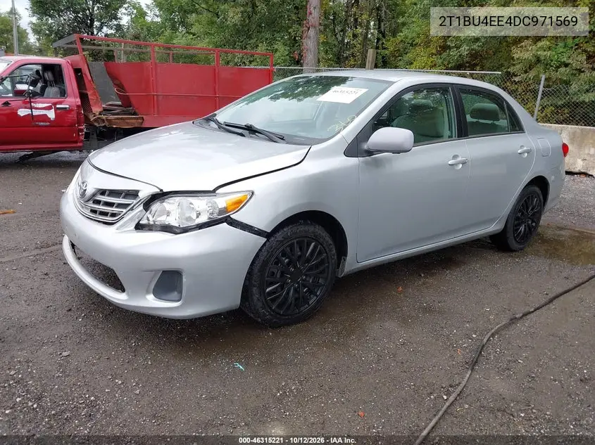 2013 TOYOTA COROLLA VIN 2T1BU4EE4DC971569 — фото 2