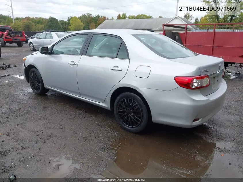 2013 TOYOTA COROLLA VIN 2T1BU4EE4DC971569 — фото 3