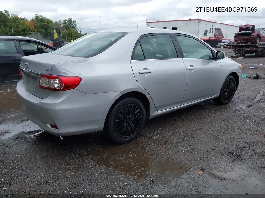 2013 TOYOTA COROLLA VIN 2T1BU4EE4DC971569 — фото 4