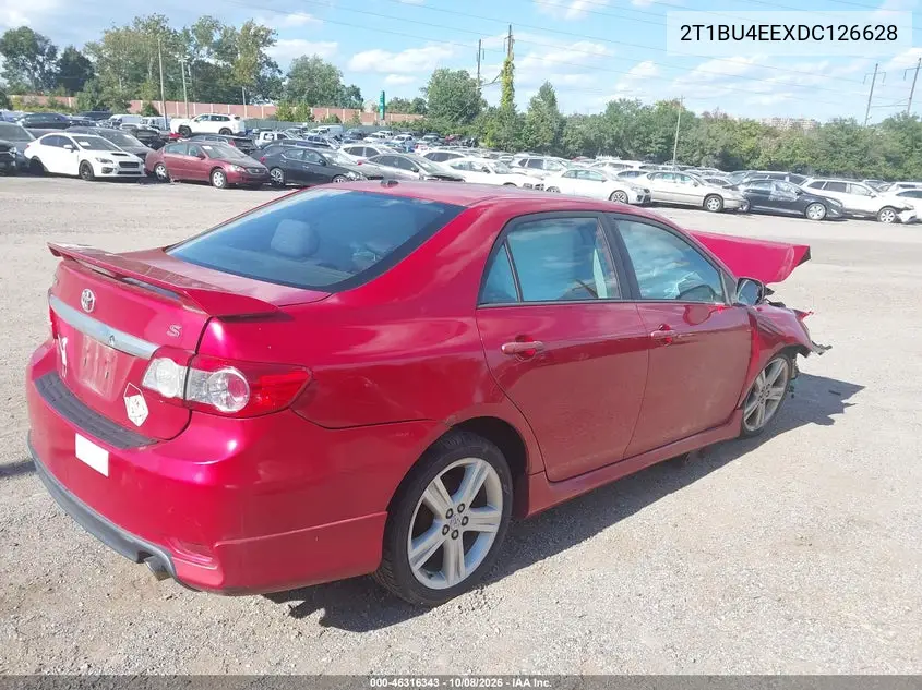2013 TOYOTA COROLLA VIN 2T1BU4EEXDC126628 — фото 4