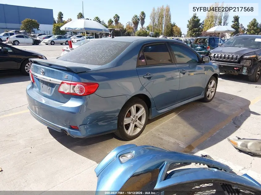 2013 TOYOTA COROLLA VIN 5YFBU4EE2DP217568 — фото 4