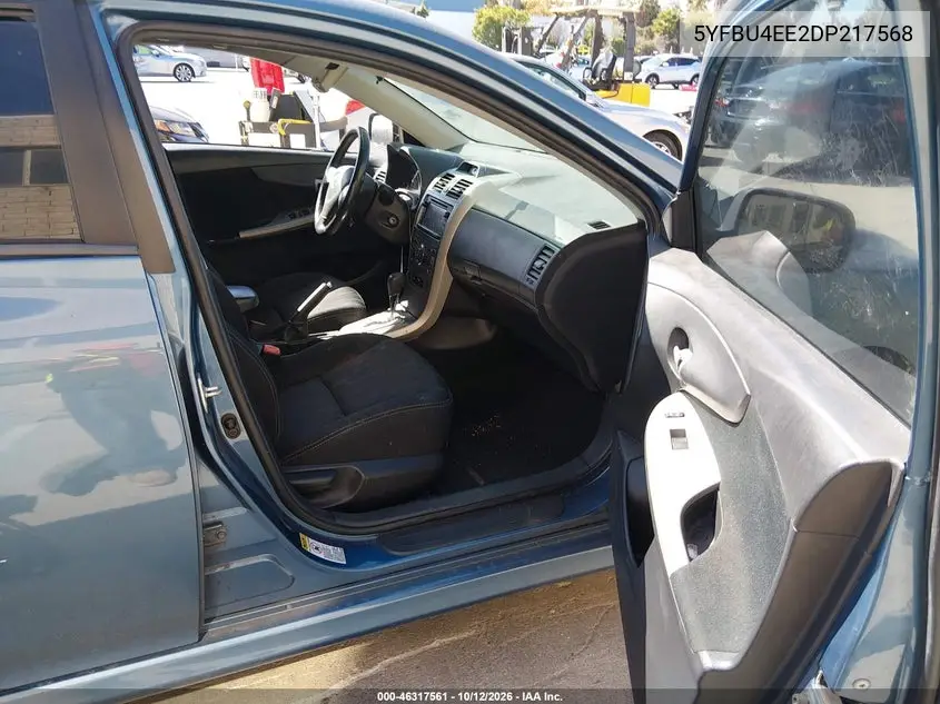 2013 TOYOTA COROLLA VIN 5YFBU4EE2DP217568 — фото 5