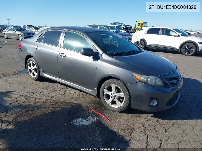 TOYOTA COROLLA 2013, VIN 2T1BU4EE4DC084828