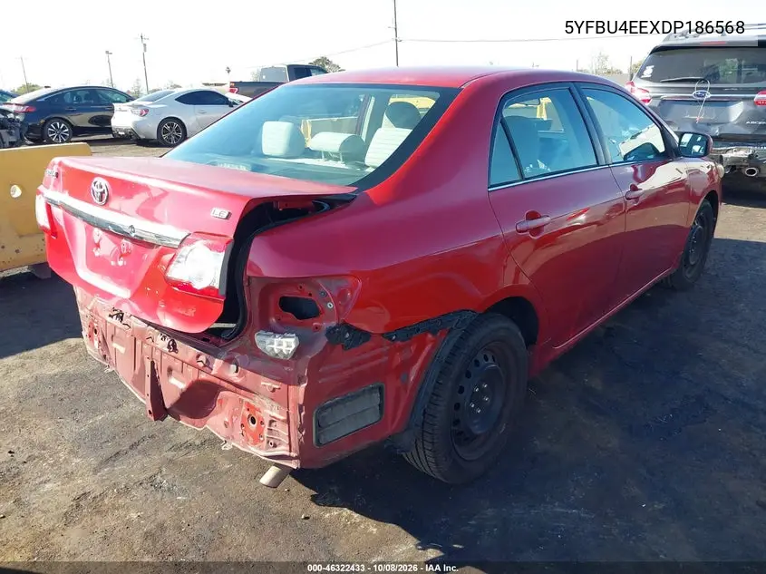 2013 TOYOTA COROLLA VIN 5YFBU4EEXDP186568 — фото 4