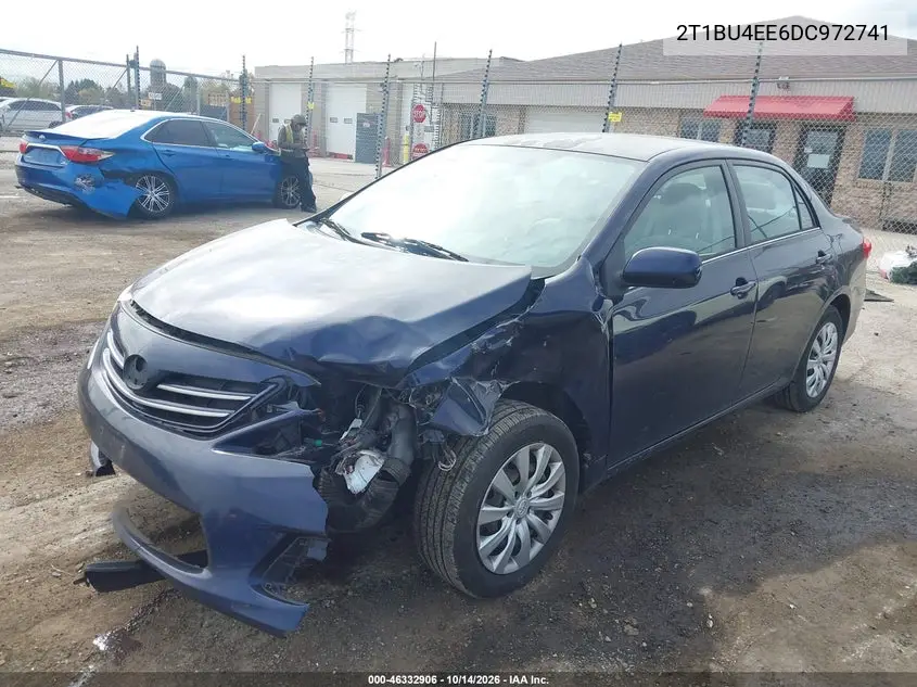 2013 TOYOTA COROLLA VIN 2T1BU4EE6DC972741 — фото 2