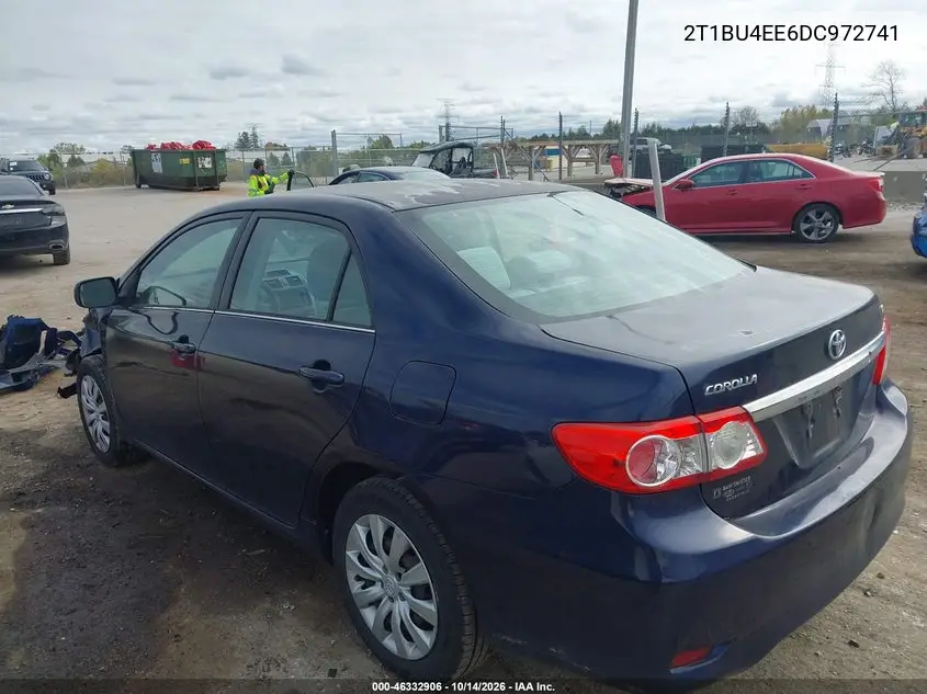 2013 TOYOTA COROLLA VIN 2T1BU4EE6DC972741 — фото 3