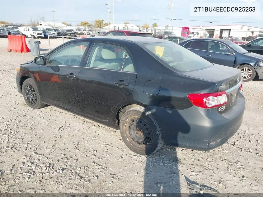 2013 TOYOTA COROLLA VIN 2T1BU4EE0DC925253 — фото 3